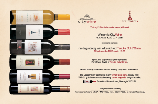 Winiarnia CityWine zaprasza